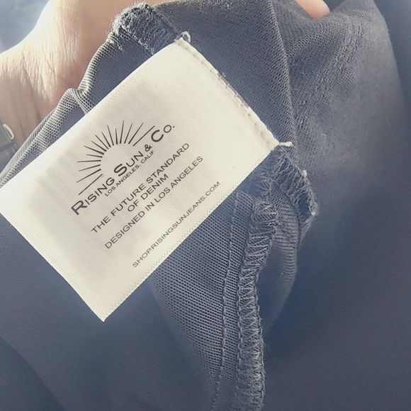 Rising Sun & Co. Women's Black Forever Fit Mid Rise Skinny Jeans Size 31 - Picture 7 of 9